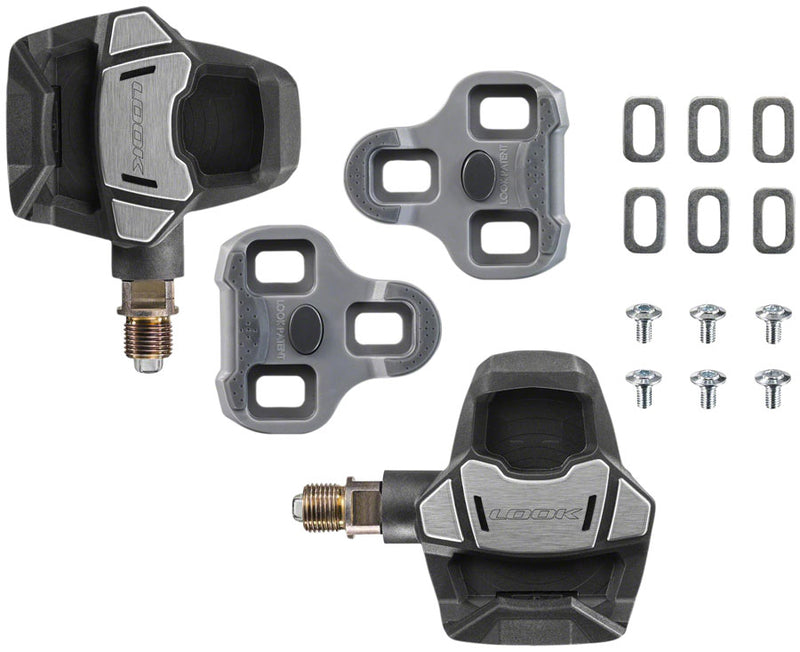 Load image into Gallery viewer, LOOK KEO BLADE Carbon Dual Power Pedals - Single Sided Clipless, Chromoly, 9/16", Black, 12Nm