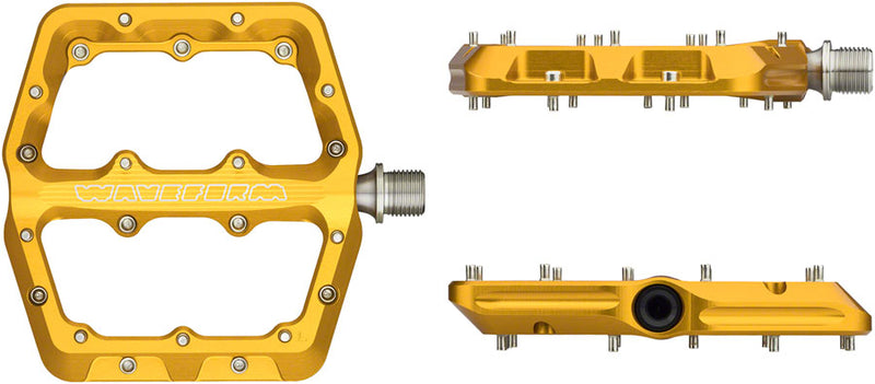Load image into Gallery viewer, Wolf Tooth Components Waveform Platform Pedal, Large, Gold