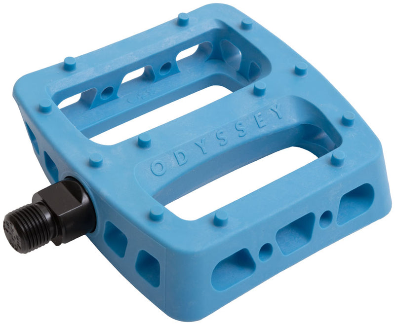 Load image into Gallery viewer, Odyssey Twisted Pro PC Pedals - Platform, Composite/Plastic, 9/16", Ocean Blue