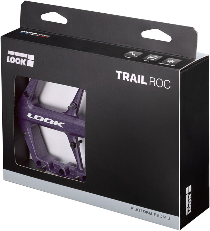 Load image into Gallery viewer, LOOK Trail Roc Pedals - Platform, 9/16", Night Purple