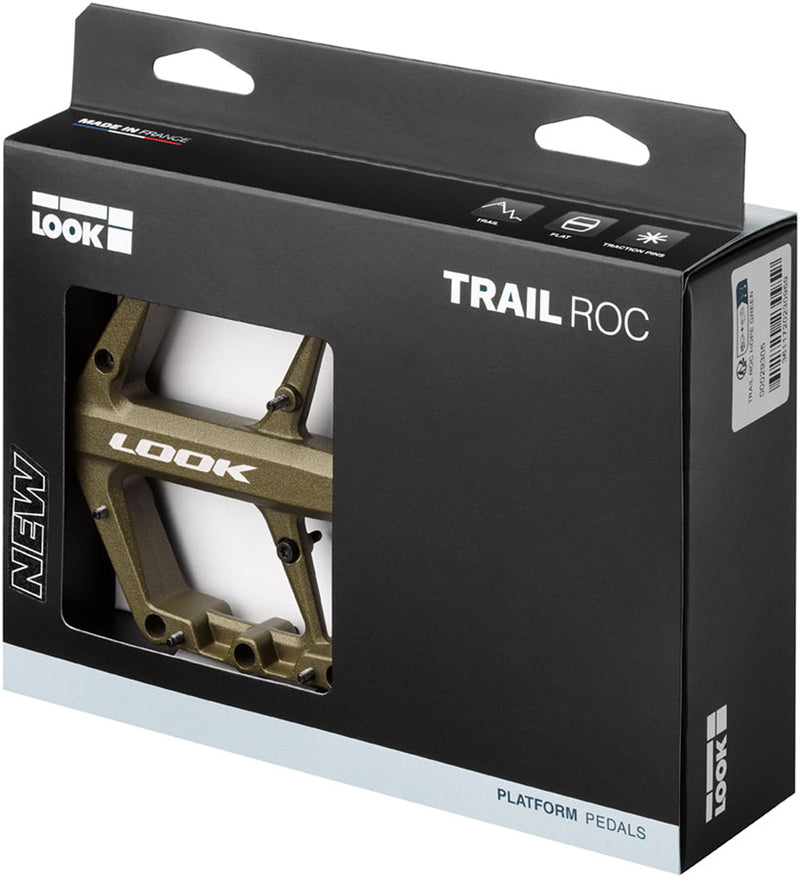 Load image into Gallery viewer, LOOK Trail Roc Pedals - Platform, 9/16", Hope Green