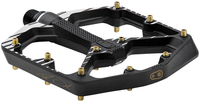 Load image into Gallery viewer, Crankbrothers Stamp 7 Pedals - Platform, Aluminum, 9/16", Black, Large, Fabio Wibmer Edition
