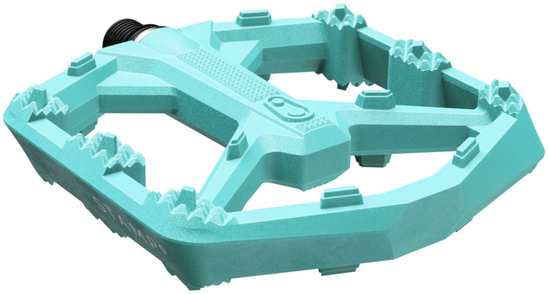 Load image into Gallery viewer, Crankbrothers Stamp 0 Pedals - Platform, Composite, 9/16", Turquoise, Large