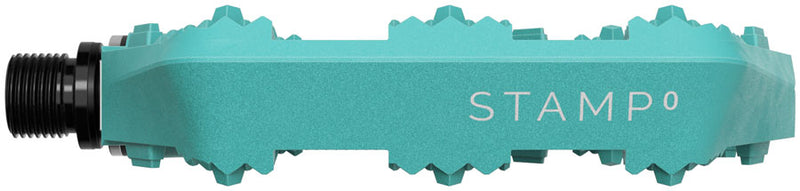 Load image into Gallery viewer, Crankbrothers Stamp 0 Pedals - Platform, Composite, 9/16", Turquoise, Large