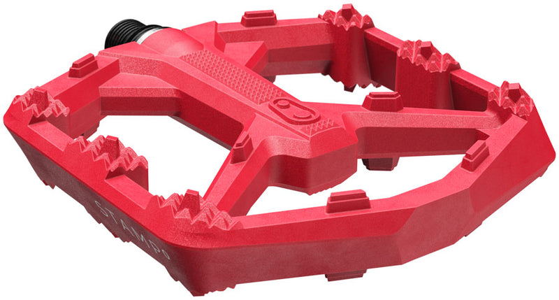 Load image into Gallery viewer, Crankbrothers Stamp 0 Pedals - Platform, Composite, 9/16", Bright Red, Large