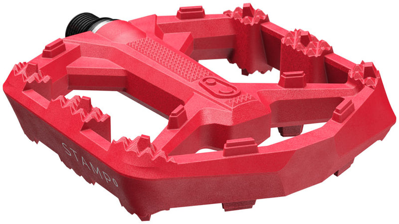 Load image into Gallery viewer, Crankbrothers Stamp 0 Pedals - Platform, Composite, 9/16", Bright Red, Small