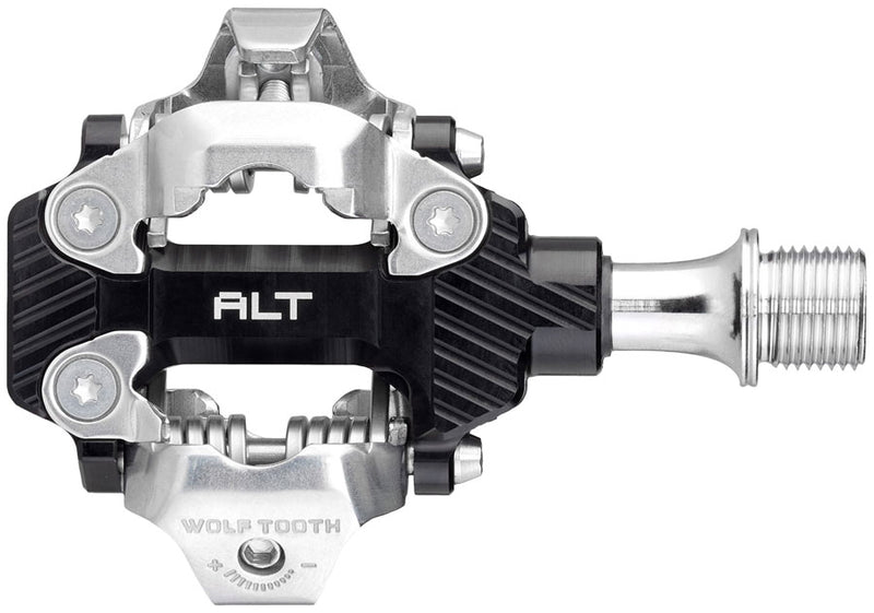 Load image into Gallery viewer, Wolf Tooth ALT XC Clipless Pedals - Dual Sided Clipless, Alloy, 9/16", Black, Pair, Shimano SPD