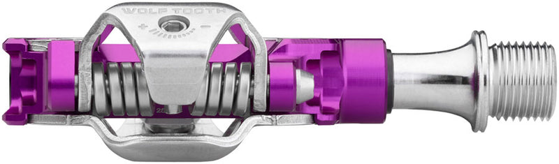 Load image into Gallery viewer, Wolf Tooth ALT XC Clipless Pedals - Dual Sided Clipless, Alloy, 9/16", Ultraviolet Purple, Pair, Shimano SPD