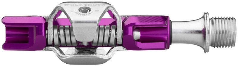 Load image into Gallery viewer, Wolf Tooth CTRL Trail Clipless Pedals - Dual Sided Clipless, Alloy, 9/16", Ultraviolet Purple, Pair, Shimano SPD