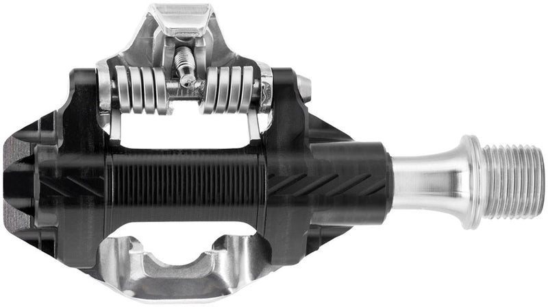 Load image into Gallery viewer, Wolf Tooth DEL Gravel Race Clipless Pedals - Single Sided Clipless, Alloy, 9/16", Black, Pair, Shimano SPD