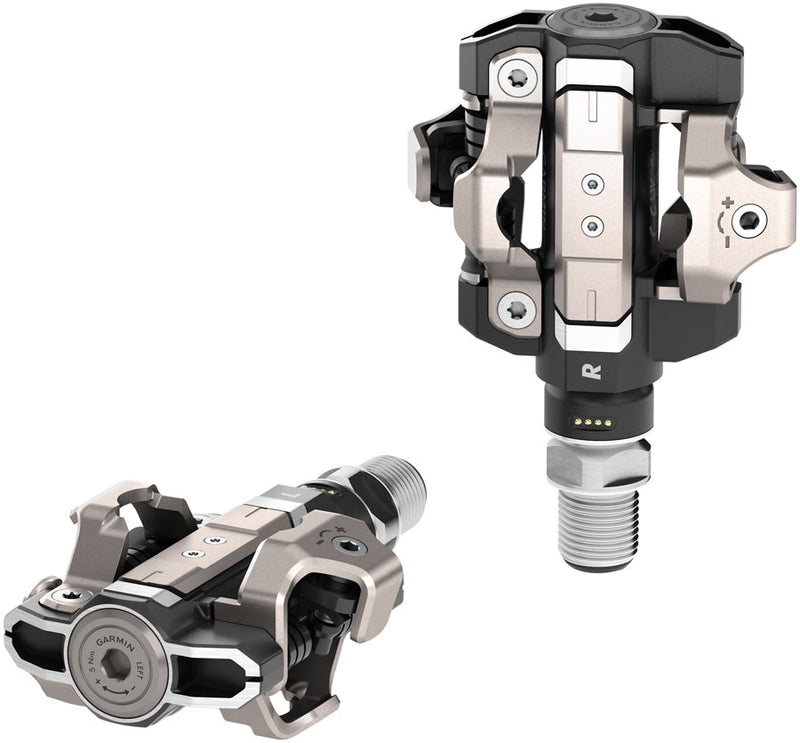 Load image into Gallery viewer, Garmin Rally RS/XC210 Power Meter Pedals Bundle - Clipless, Composite/Alloy, 9/16", Black, Pair, Dual-Sensing, Shimano