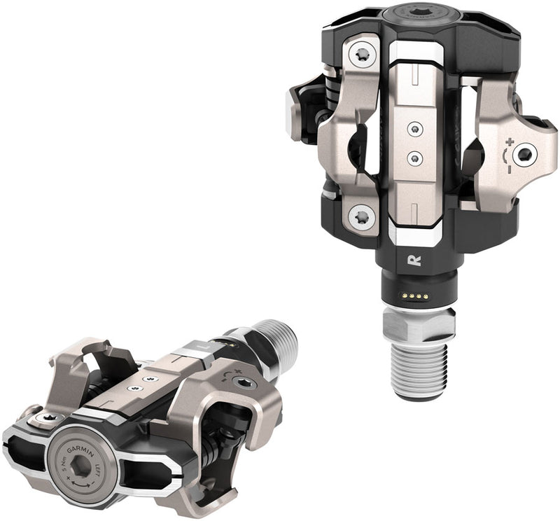 Load image into Gallery viewer, Garmin Rally RK/XC210 Power Meter Pedals Bundle - Clipless, Composite/Alloy, 9/16", Black, Pair, Dual-Sensing, LOOK