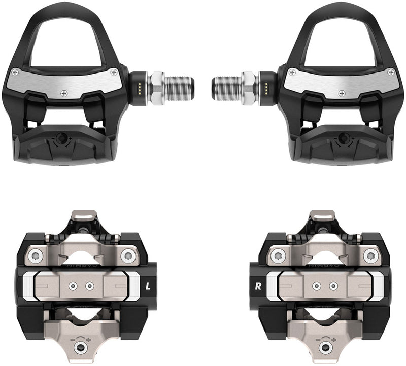 Load image into Gallery viewer, Garmin-Rally-RK-XC210-Power-Meter-Pedals-Bundle-Clipless-Pedals-with-Cleats-Aluminum-Plastic-Steel-PEDL3261-Bicycle-Pedals