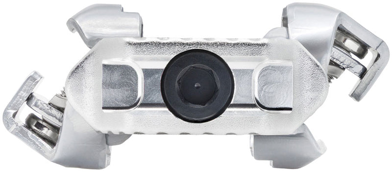 Load image into Gallery viewer, Wolf Tooth ALT XC Performance Clipless Pedals - Dual Sided Clipless, Alloy, 9/16", Raw Silver, Pair, Shimano SPD