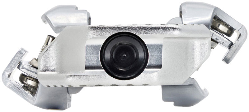 Load image into Gallery viewer, Wolf Tooth CTRL Trail Performance Clipless Pedals - Dual Sided Clipless, Alloy, 9/16", Raw Silver, Pair, Shimano SPD