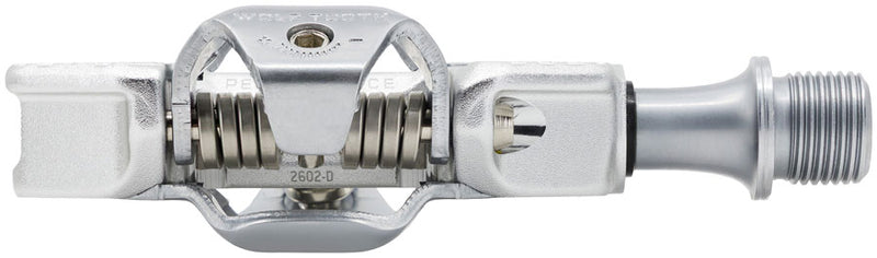 Load image into Gallery viewer, Wolf Tooth CTRL Trail Performance Clipless Pedals - Dual Sided Clipless, Alloy, 9/16", Raw Silver, Pair, Shimano SPD
