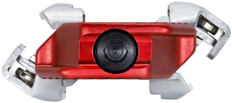 Load image into Gallery viewer, Wolf Tooth CTRL Trail Performance Clipless Pedals - Dual Sided Clipless, Alloy, 9/16", Red, Pair, Shimano SPD