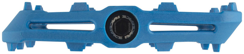 Load image into Gallery viewer, RaceFace Ride Platform Pedals 9/16" Concave Composite Molded Traction Pins Blue