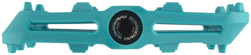 Load image into Gallery viewer, RaceFace Ride Platform Pedals 9/16" Concave Nylon Composite Molded Pins Turqoise