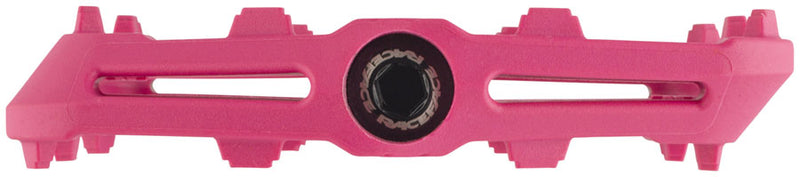 Load image into Gallery viewer, RaceFace Ride Platform Pedals 9/16" Concave Nylon Composite Molded Pins Magenta