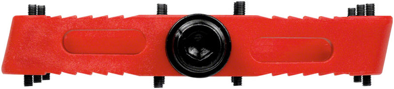 Load image into Gallery viewer, SDG Comp Platform Pedals 9/16" Chromoly Axle Composite Body Removable Pins Red