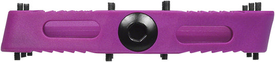 SDG Comp Platform Pedals 9/16" Axle Composite Body 18 Replaceable Pins Purple