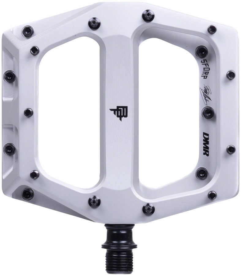 Load image into Gallery viewer, DMR Vault Pedals - Platform, Aluminum, 9/16", White, Brendog Edition