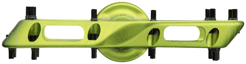 Load image into Gallery viewer, RaceFace Atlas Platform Pedals 9/16" Concave Alloy Body Adjustable Pins Green