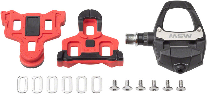Load image into Gallery viewer, MSW Judo Pedals - Single Side Road Clipless, Composite, 9/16", Black