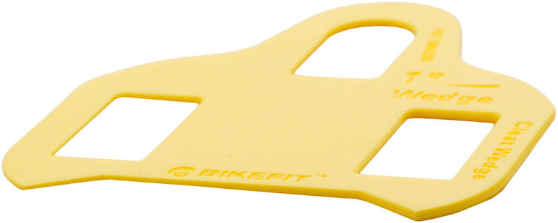 Load image into Gallery viewer, BikeFit Cleat Wedge - Look/Shimano Compatible, 3-Hole, 1 Degree, 8-Pack