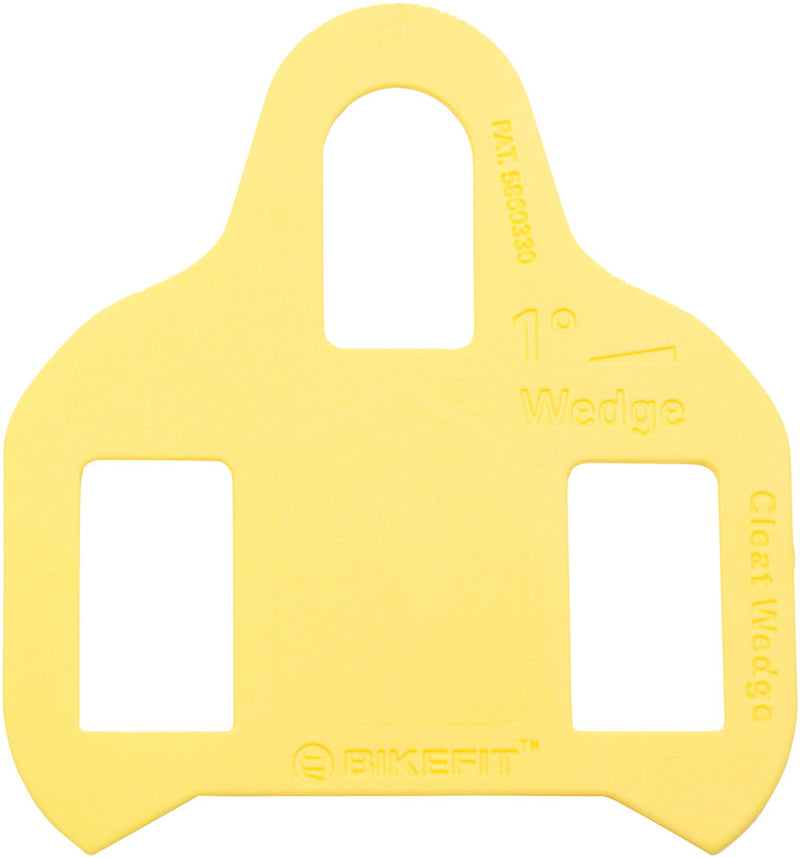 Load image into Gallery viewer, BikeFit Cleat Wedge - Look/Shimano Compatible, 3-Hole, 1 Degree, 8-Pack