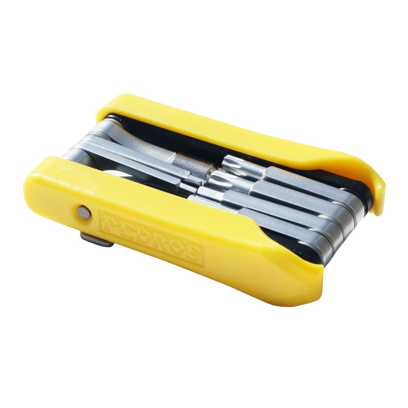 Load image into Gallery viewer, Pedros Rx Micro-21 Multitool Multi Tool Yellow/Silver 6463226
