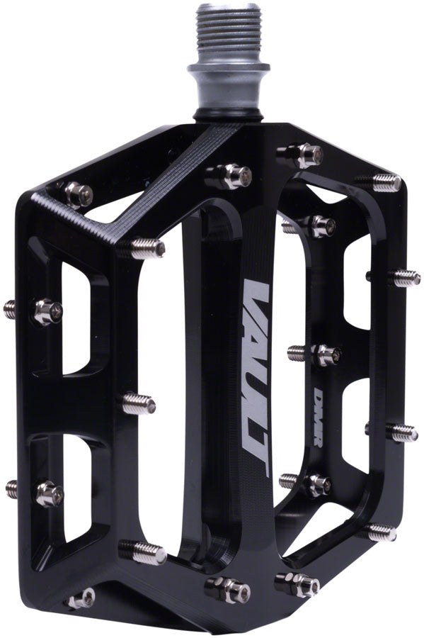 Load image into Gallery viewer, DMR Vault Platform Pedals 9/16" Concave Alloy Body 22 Removable Pins Gloss Black