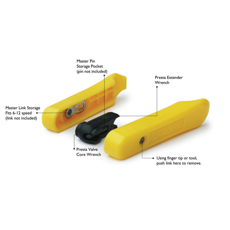 Load image into Gallery viewer, Pedro's Micro Lever Pair, Yellow, 20g, Compatible with Any Rx Micro Multi-Tool
