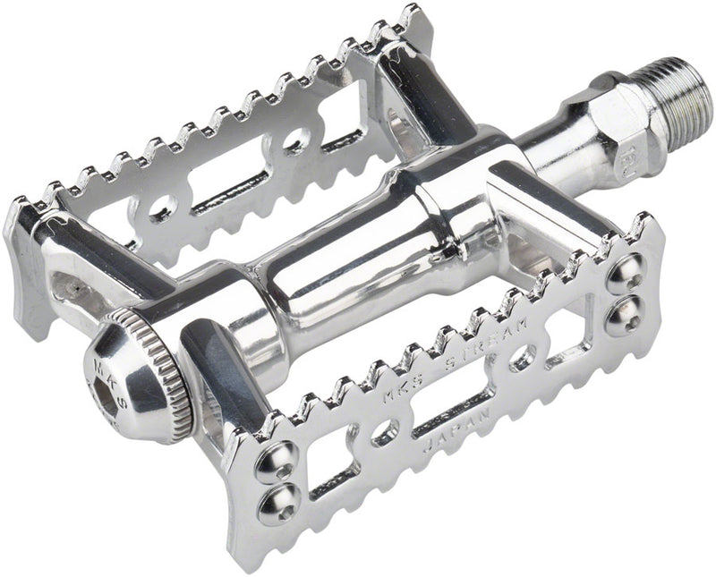 Load image into Gallery viewer, MKS-Sylvan-Stream-Next-Pedals-Flat-Platform-Pedals-Aluminum-Chromoly-Steel-PD4064-Bicycle-Pedals
