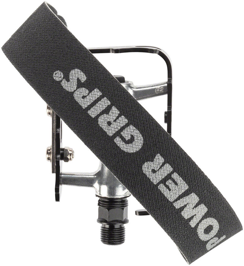 Load image into Gallery viewer, Power Grips High Performance Cage Pedal Kit 9/16" Chromoly Alloy Body Black XL
