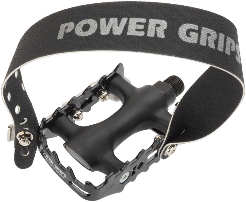 Load image into Gallery viewer, Power-Grips-Sport-Pedal-Kits-Flat-Platform-Pedals-Plastic-Chromoly-Steel-PD5013-Bicycle-Pedals