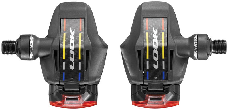 Load image into Gallery viewer, LOOK KEO Blade Carbon Ceramic Vision Pedals - Single Sided Clipless, Carbon, 9/16", Black, 53mm QF