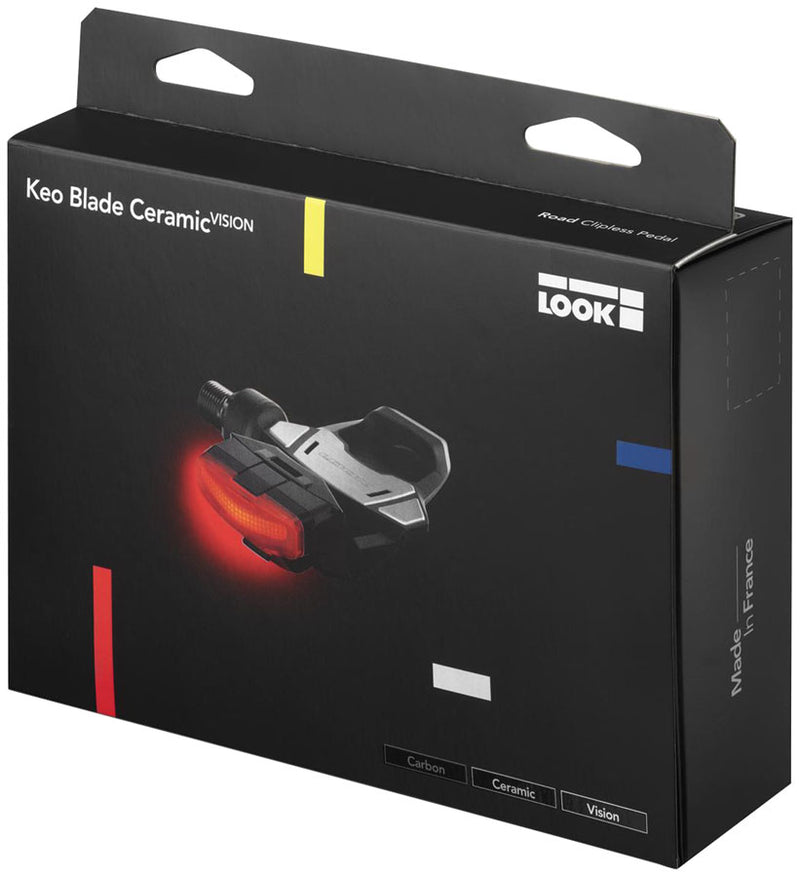 Load image into Gallery viewer, LOOK KEO Blade Carbon Ceramic Vision Pedals - Single Sided Clipless, Carbon, 9/16", Black, 53mm QF