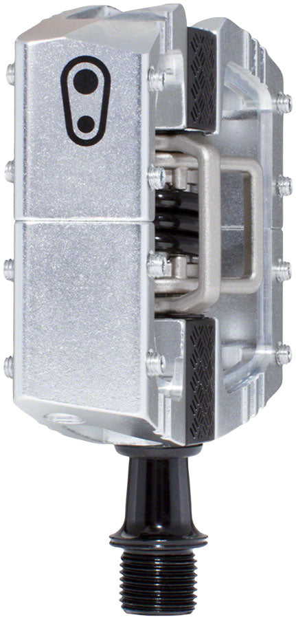 Load image into Gallery viewer, Crank Brothers Mallet DH Dual Sided Clipless Pedals Platform 9/16" Alloy Silver