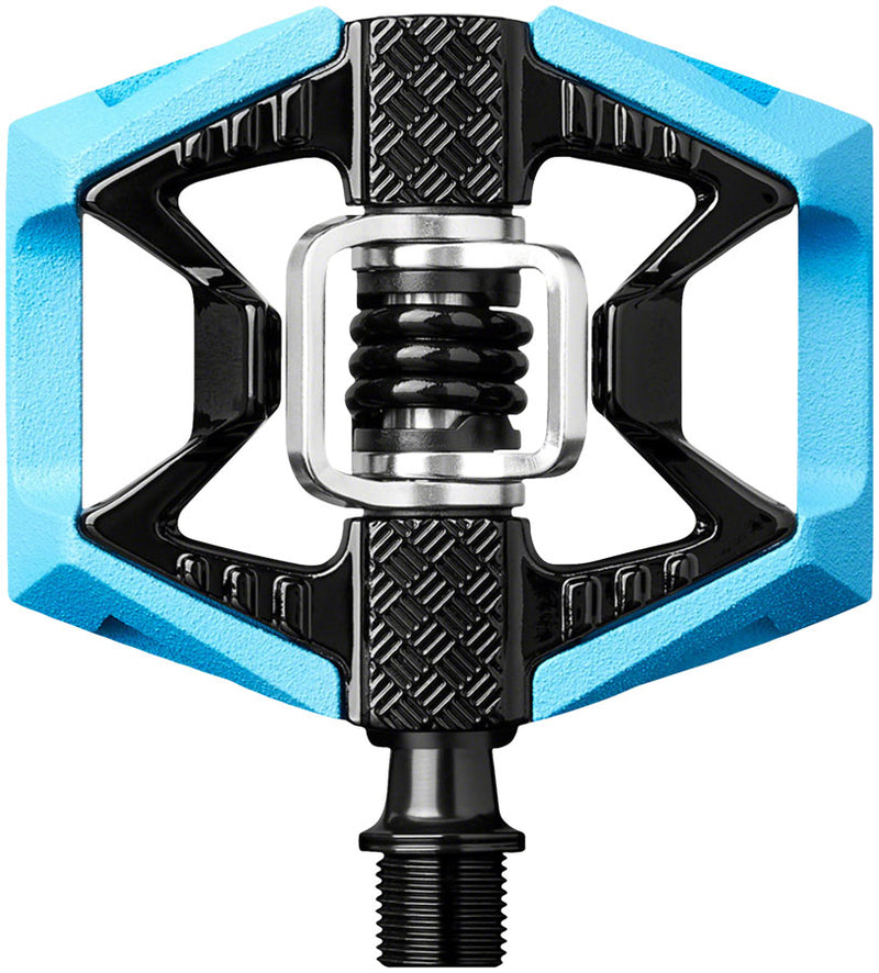 Load image into Gallery viewer, Crank Brothers Double Shot 2 Single Side Clipless Pedals 9/16" Aluminum Blue/Blk