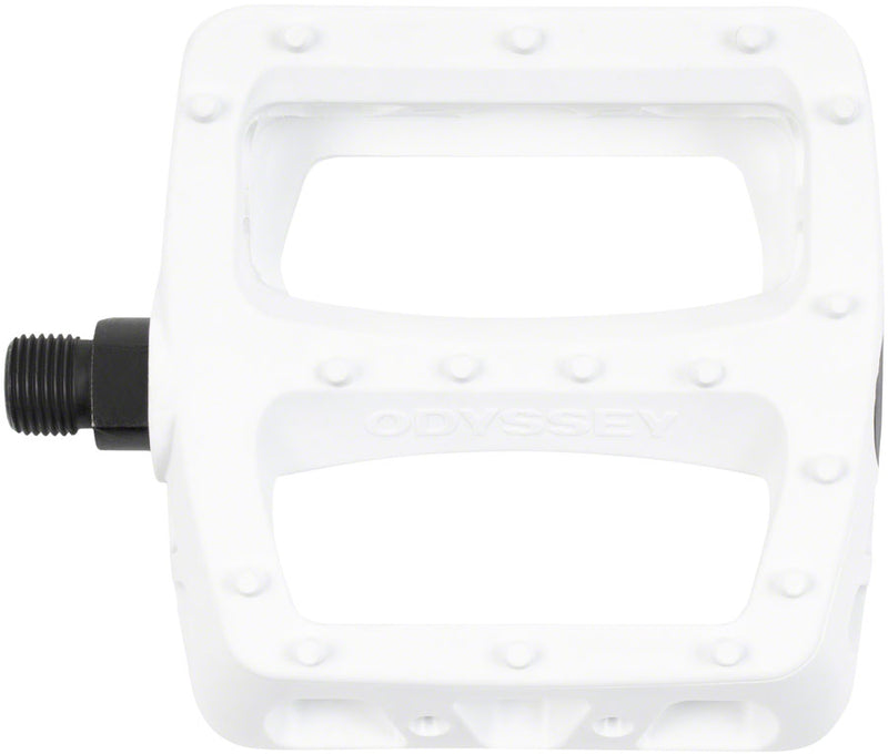 Load image into Gallery viewer, Odyssey Twisted PC Pedals - Platform, Composite/Plastic, 9/16", White