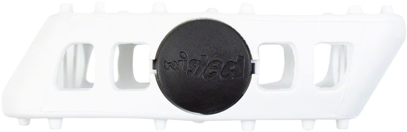 Load image into Gallery viewer, Odyssey Twisted PC Pedals - Platform, Composite/Plastic, 9/16", White