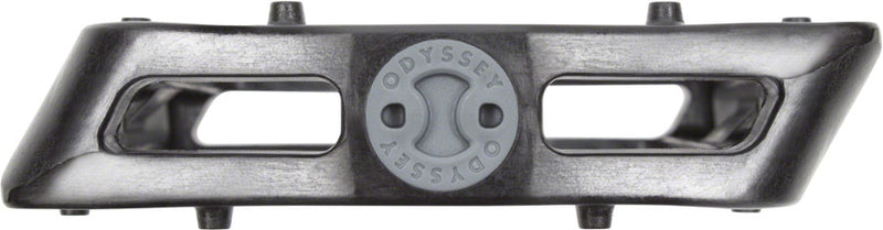Load image into Gallery viewer, Odyssey Grandstand V2 PC Platform Pedals 9/16" Chromoly Concave Composite Black