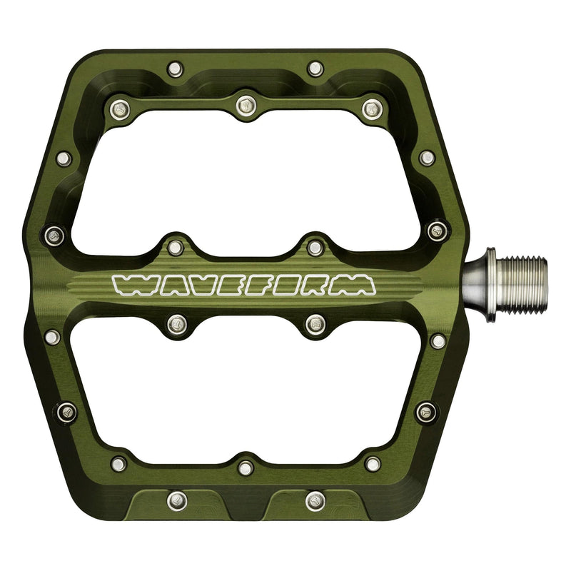 Load image into Gallery viewer, Wolf Tooth Components Waveform Platform Pedal, Large, Olive