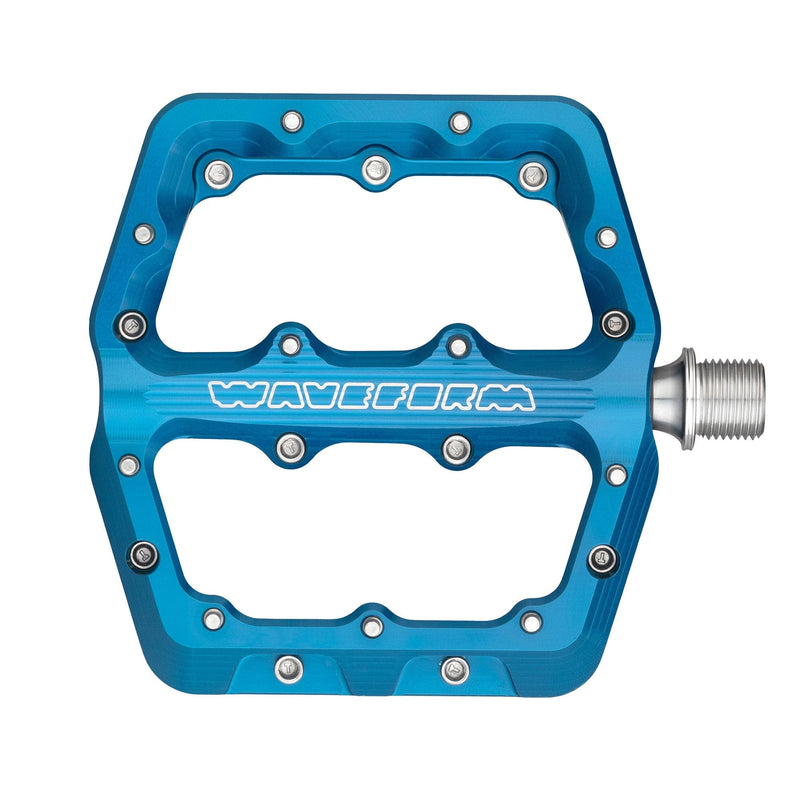 Load image into Gallery viewer, Wolf Tooth Components Waveform Platform Pedal, Small, Blue NLS