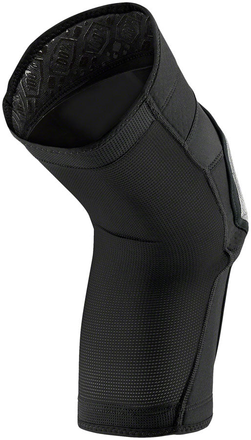 Load image into Gallery viewer, 100% Ridecamp Knee Guards - Black/Gray, Medium Lightweight Slip On Sleeves