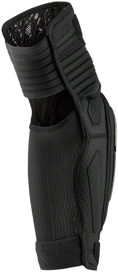 Load image into Gallery viewer, 100% Fortis Elbow Guards - Black, Large/X-Large Embossed Ventilated Padding