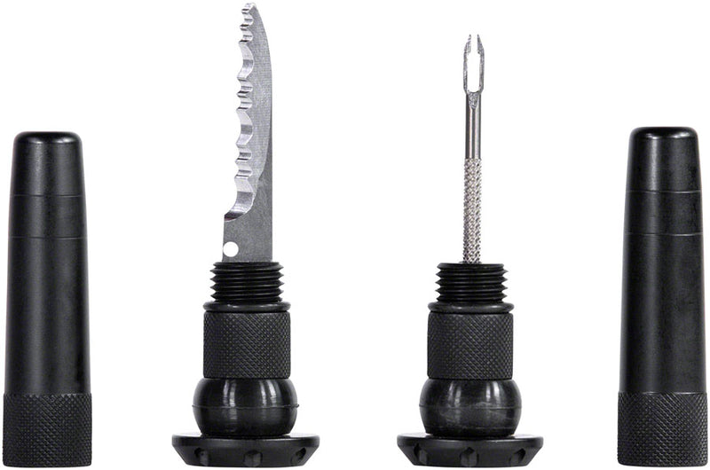 Load image into Gallery viewer, Muc-Off Stealth Tubeless Puncture Plugs Tire Repair Kit - Bar-End Mount, Pair