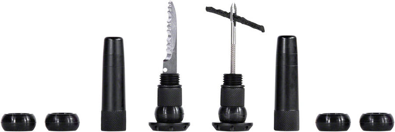 Load image into Gallery viewer, Muc-Off Stealth Tubeless Puncture Plugs Tire Repair Kit - Bar-End Mount, Pair